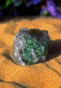 Green Tourmaline/Smoky Quartz